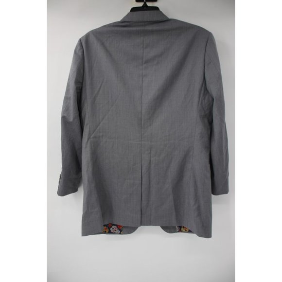 NWT indochino mens 38-40 Made to measure wool sport coat gray two button vented - Picture 4 of 13